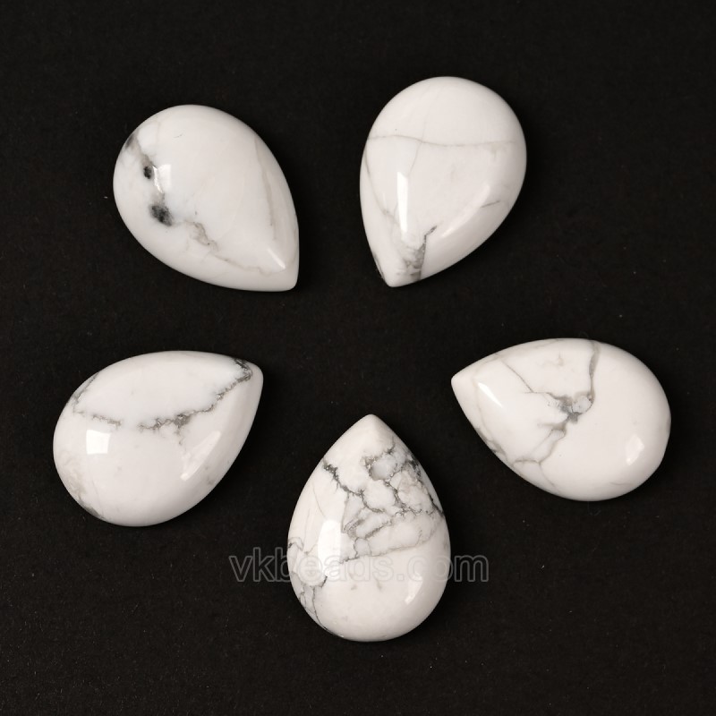 Natural Gemstone Smooth Tear Drop Cabochons, Approx 6x8-30x40mm(±0.2mm), Sell by Piece