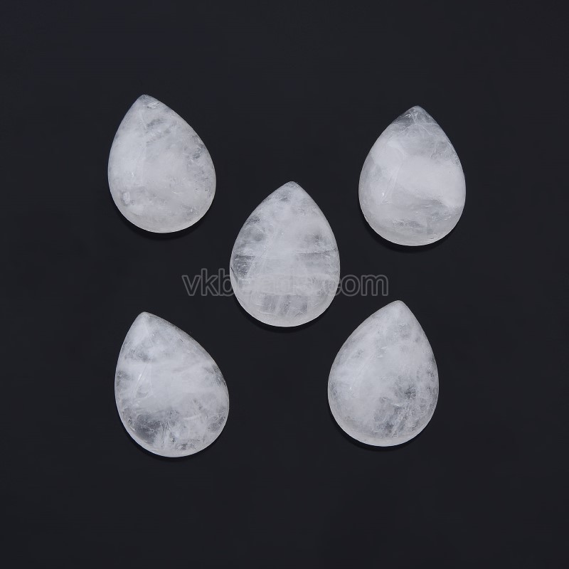 Natural Gemstone Smooth Tear Drop Cabochons, Approx 6x8-30x40mm(±0.2mm), Sell by Piece