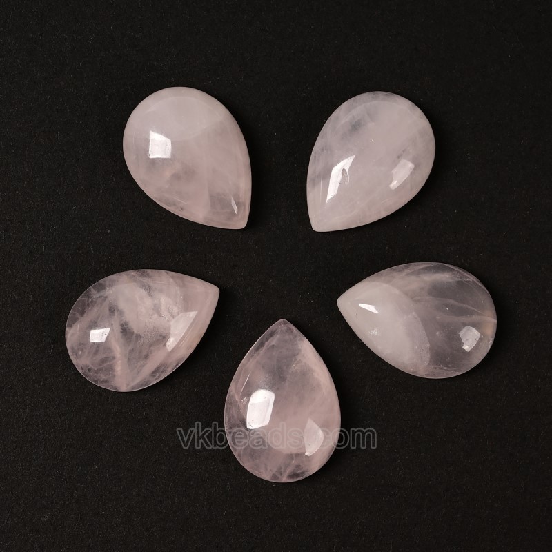 Natural Gemstone Smooth Tear Drop Cabochons, Approx 6x8-30x40mm(±0.2mm), Sell by Piece