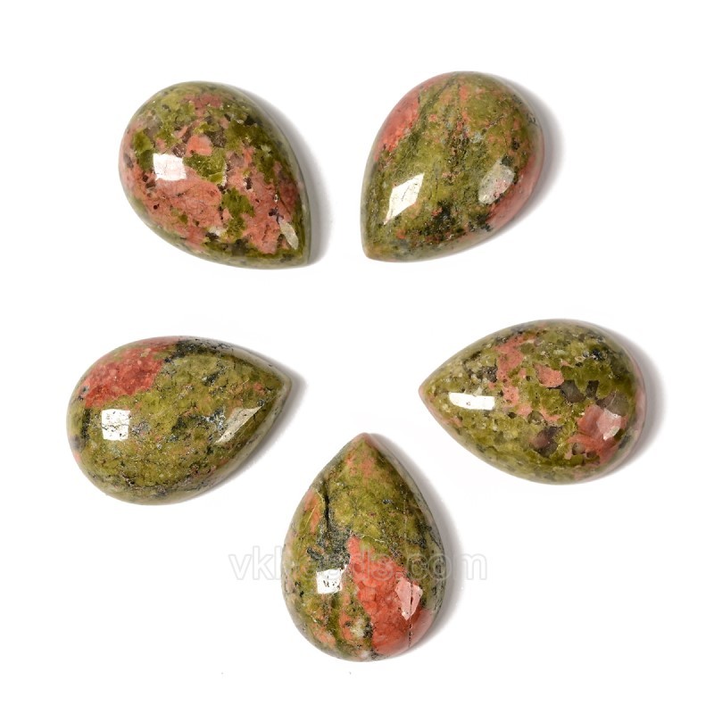 Natural Gemstone Smooth Tear Drop Cabochons, Approx 6x8-30x40mm(±0.2mm), Sell by Piece