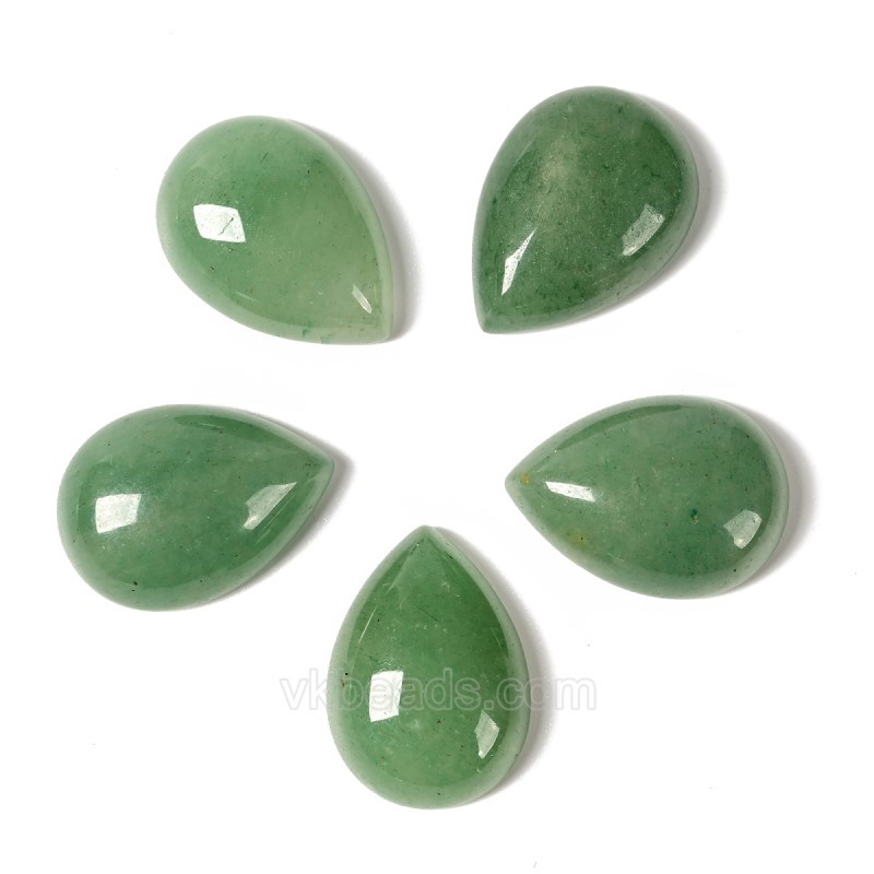 Natural Gemstone Smooth Tear Drop Cabochons, Approx 6x8-30x40mm(±0.2mm), Sell by Piece