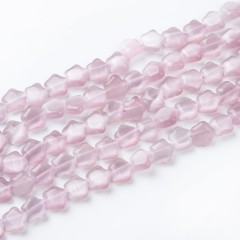 Cats Eye Puffy Stars, Approx 10mm, 38cm/strand
