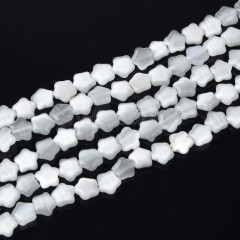 Cats Eye Puffy Stars, Approx 10mm, 38cm/strand