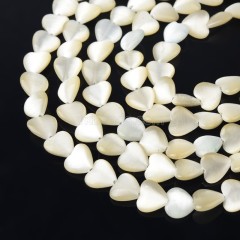 Black/Beige Cats Eye Through-drilled Smooth Puffy Hearts, Approx 12mm, 38cm/strand