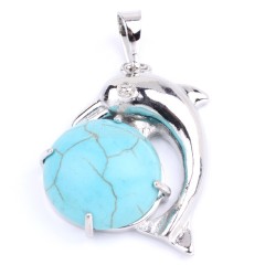 Blue Turquoise(Dyed Magnesite)