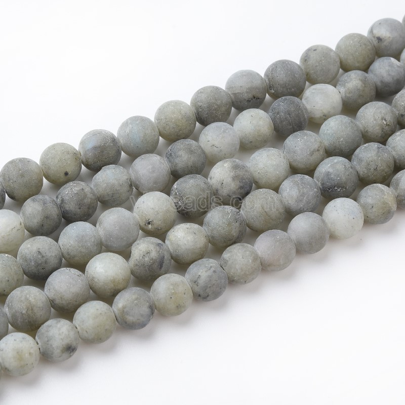 Labradorite Matte Round Beads Strands, Approx 4-10mm, 36-38cm/strand