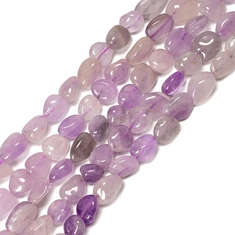 Lavender Amethyst Nuggets Strands, Approx 8x10mm, 38cm/strand