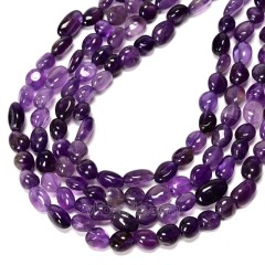 Amethyst Nuggets Strands, Approx 8x10mm, 38cm/strand