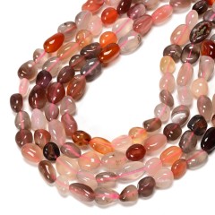 Red Agate Nuggets Strands, Approx 8x10mm, 38cm/strand
