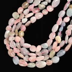 Multicolor Morganite Nuggets Strands, Approx 8x10mm, 38cm/strand