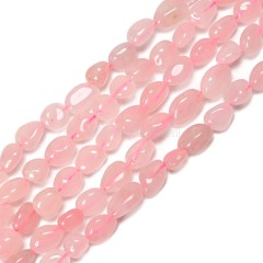 Rose Quartz Nuggets Strands, Approx 8x10mm, 38cm/strand