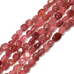 Red Strawberry Quartz Nuggets Strands, Approx 8x10mm, 38cm/strand