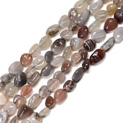 Bostwana Agate Nuggets Strands, Approx 8x10mm, 38cm/strand