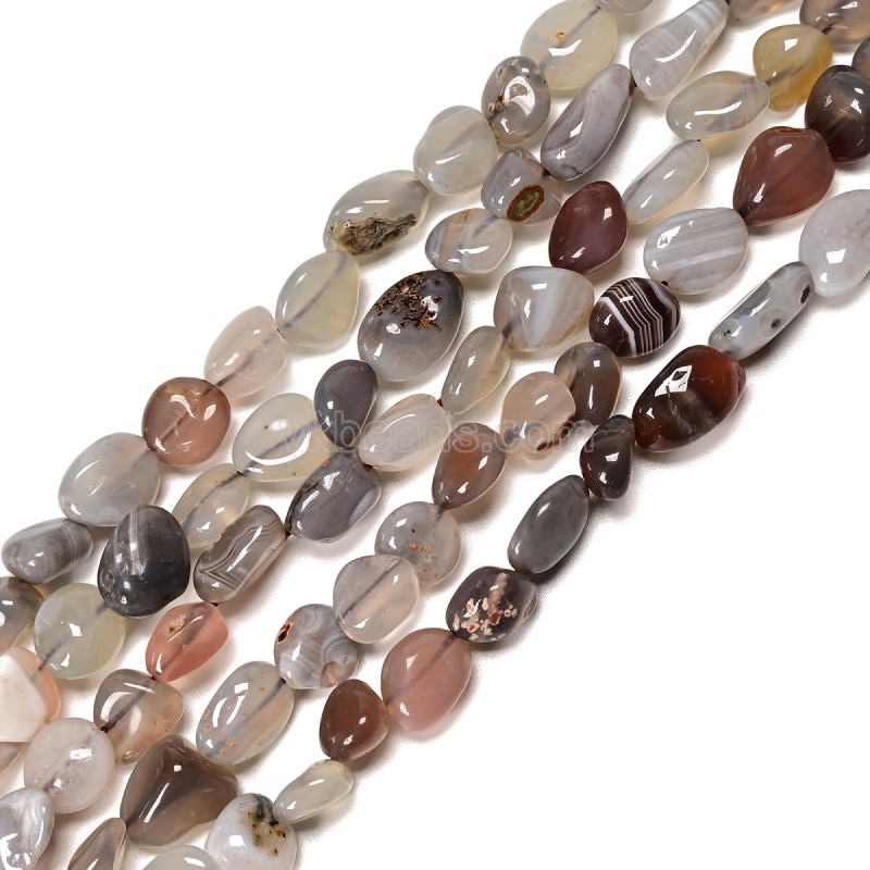 Bostwana Agate Nuggets Strands, Approx 8x10mm, 38cm/strand