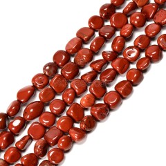Red Jasper Nuggets Strands, Approx 8x10mm, 38cm/strand