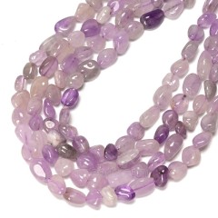 Lavender Amethyst Nuggets Strands, Approx 8x10mm, 38cm/strand