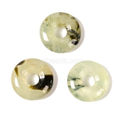 Gemstone Donut Charm Pendants, Approx 20mm, Sell by Piece