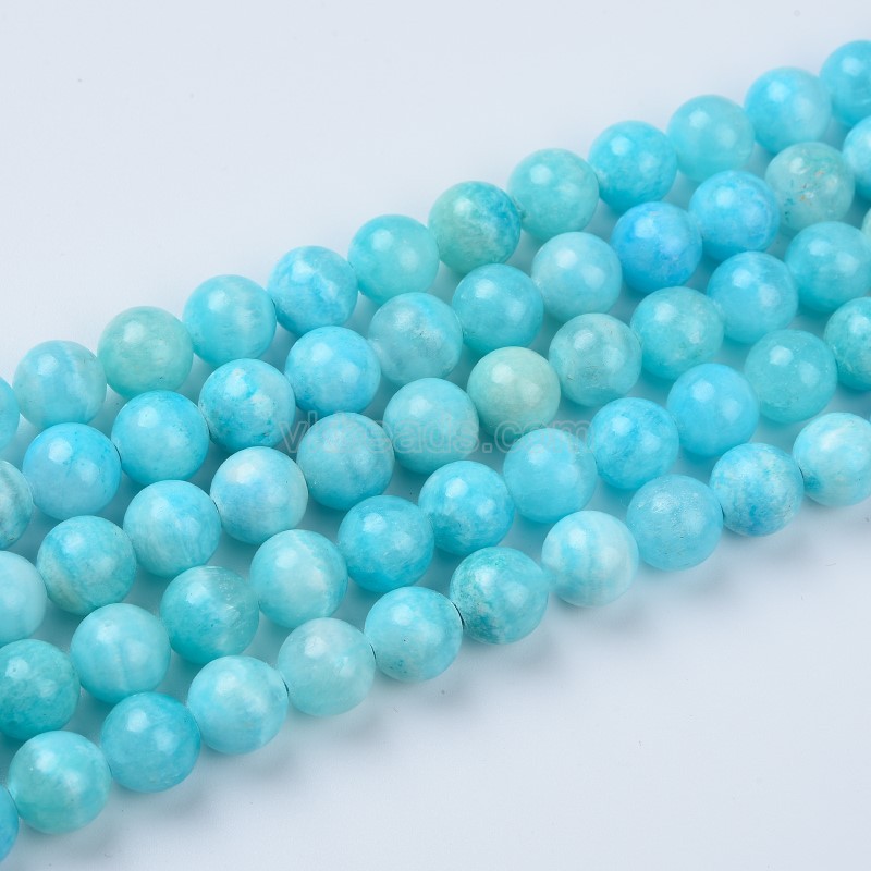 Hemimorphite Smooth Rounds Strands, Approx 4-10mm, 38cm/strand