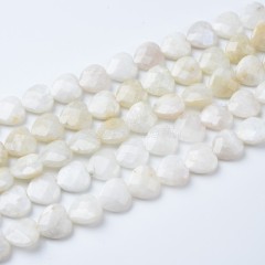Blue Moonstone Faceted Heart Shaped Beads Strands, Approx 12mm, 38cm/strand