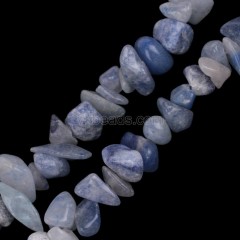 Blue Aventurine Chips Strands, Approx 5x8mm, 80cm/strand