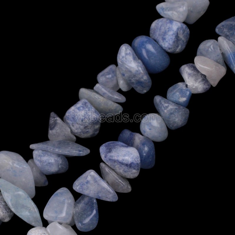 Blue Aventurine Chips Strands, Approx 5x8mm, 80cm/strand