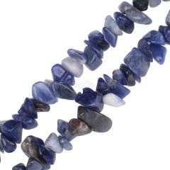 Sodalite Chips Strands, Approx 5x8mm, 80cm/strand