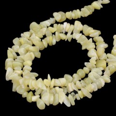 Lemon Jade Chips Strands, Approx 5x8mm, 80cm/strand