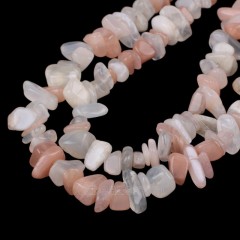 Multicolor Moonstone Chips Strands, Approx 5x8mm, 80cm/strand