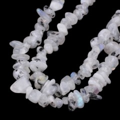 Blue Moonstone Chips Strands, Approx 5x8mm, 80cm/strand