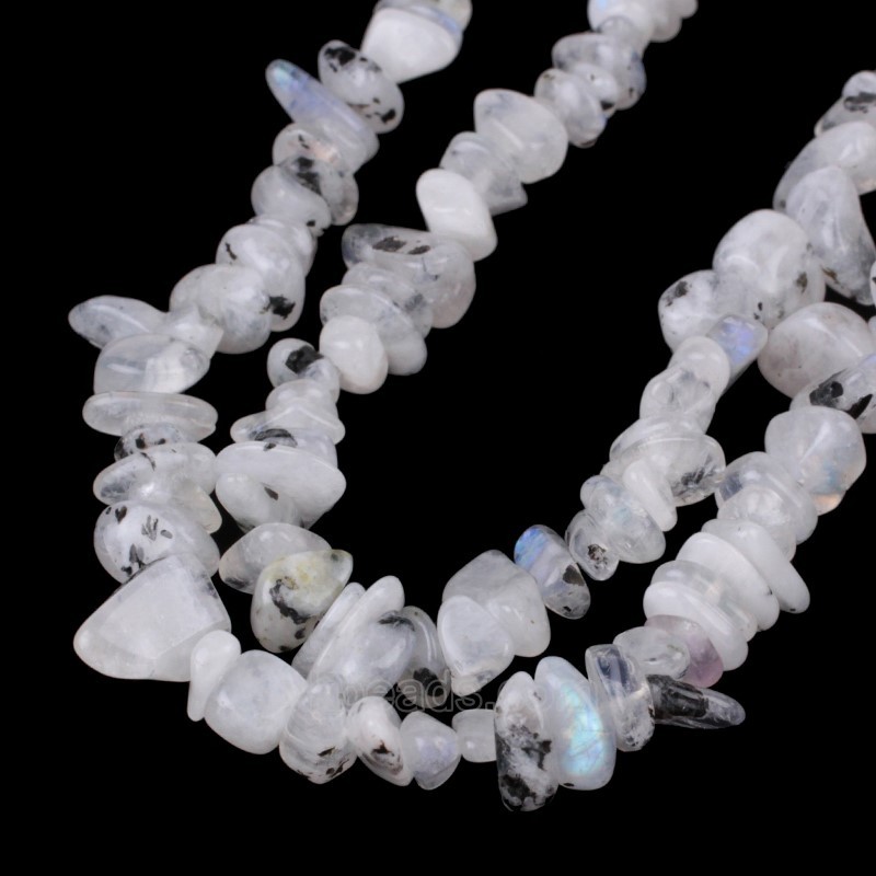Blue Moonstone Chips Strands, Approx 5x8mm, 80cm/strand