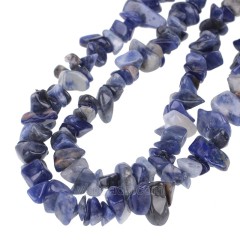 Sodalite Chips Strands, Approx 5x8mm, 80cm/strand