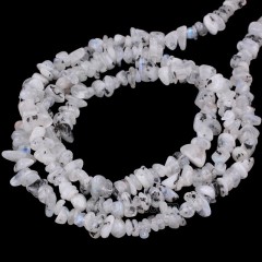 Blue Moonstone Chips Strands, Approx 5x8mm, 80cm/strand