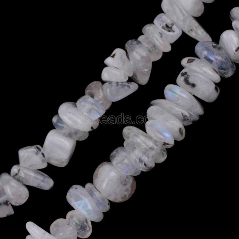 Blue Moonstone Chips Strands, Approx 5x8mm, 80cm/strand