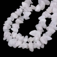 White Jade Chips Strands, Approx 5x8mm, 80cm/strand