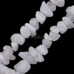 White Jade Chips Strands, Approx 5x8mm, 80cm/strand