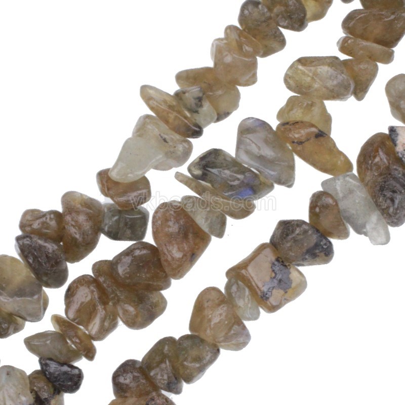 Labradorite Chips Strands, Approx 5x8mm, 80cm/strand