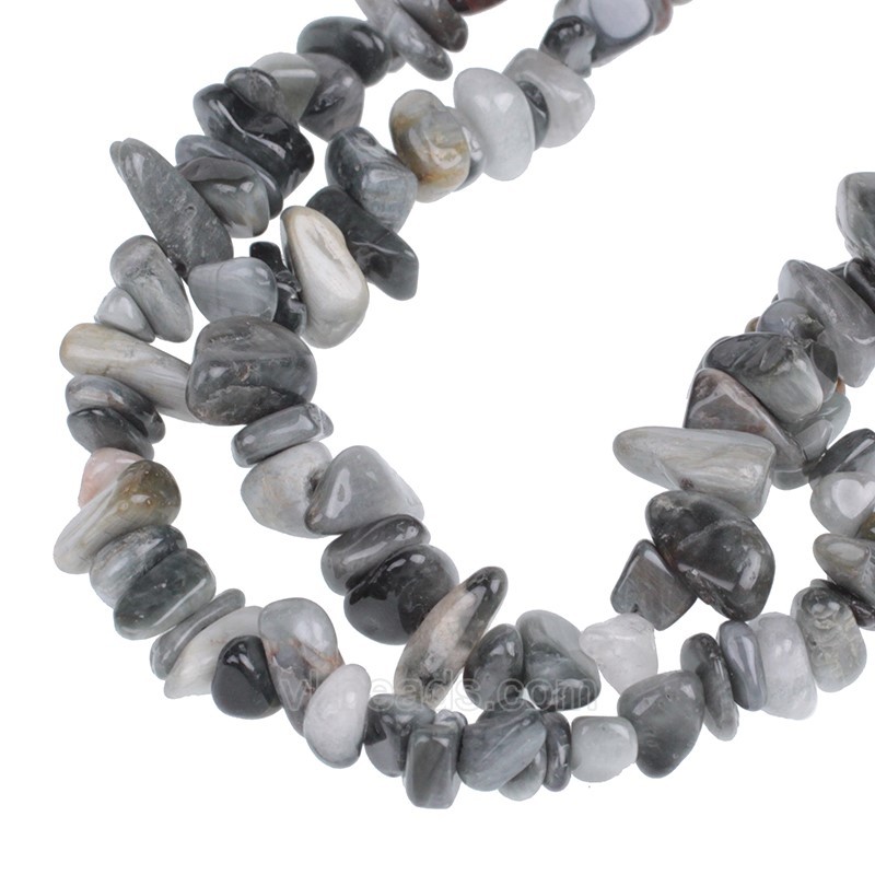 Eagle Eye Chips Strands, Approx 5x8mm, 80cm/strand