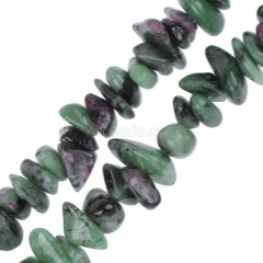 Ruby Zoisite Chips Strands, Approx 5x8mm, 80cm/strand