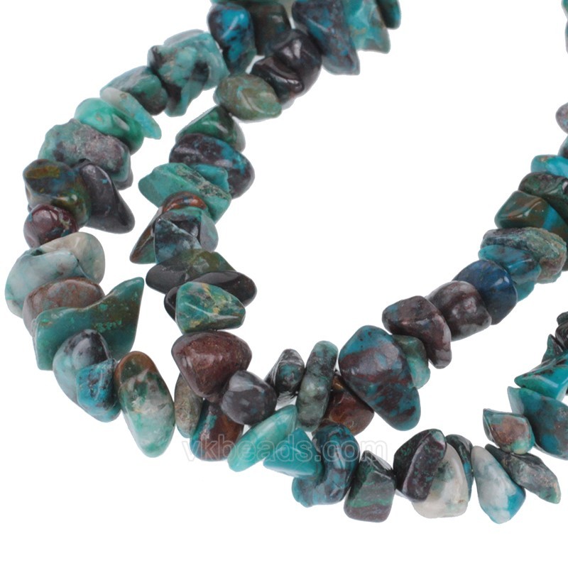 Chrysocolla Chips Strands, Approx 5x8mm, 80cm/strand