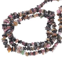 Multicolor Tourmaline Chips Strands, Approx 5x8mm, 80cm/strand