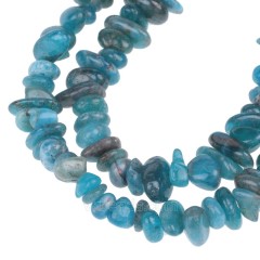 Blue Apatite Chips Strands, Approx 5x8mm, 80cm/strand