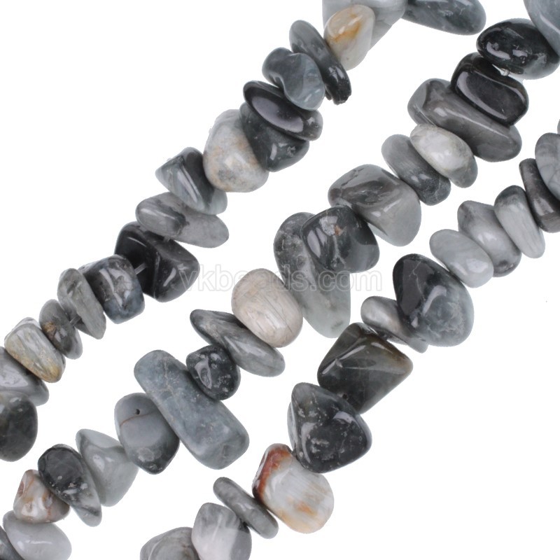 Eagle Eye Chips Strands, Approx 5x8mm, 80cm/strand