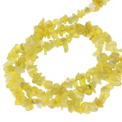 Olive Jade Chips Strands, Approx 5x8mm, 80cm/strand