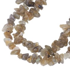 Labradorite Chips Strands, Approx 5x8mm, 80cm/strand