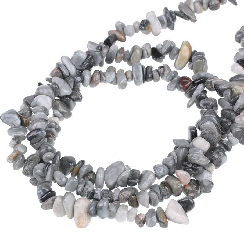 Eagle Eye Chips Strands, Approx 5x8mm, 80cm/strand