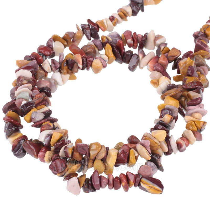Mookaite Chips Strands, Approx 5x8mm, 80cm/strand