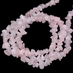 Rose Quartz Chips Strands, Approx 5x8mm, 80cm/strand