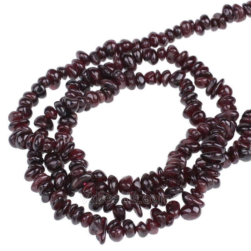 Garnet Chips Strands, Approx 5x8mm, 80cm/strand