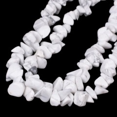 Howlite Chips Strands, Approx 5x8mm, 80cm/strand