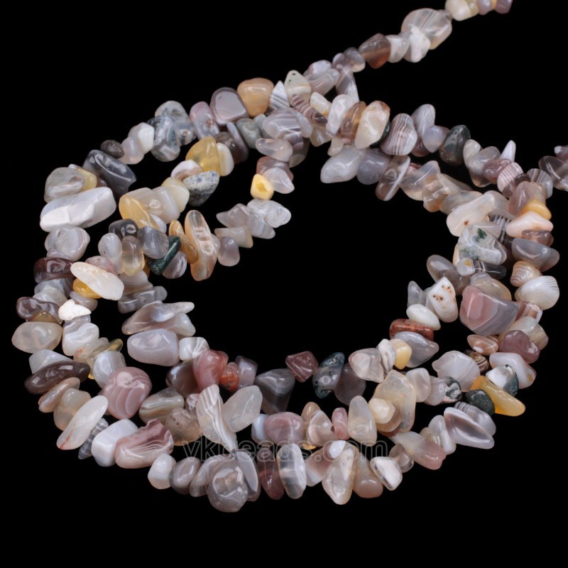 Botswana Agate Chips Strands, Approx 5x8mm, 80cm/strand